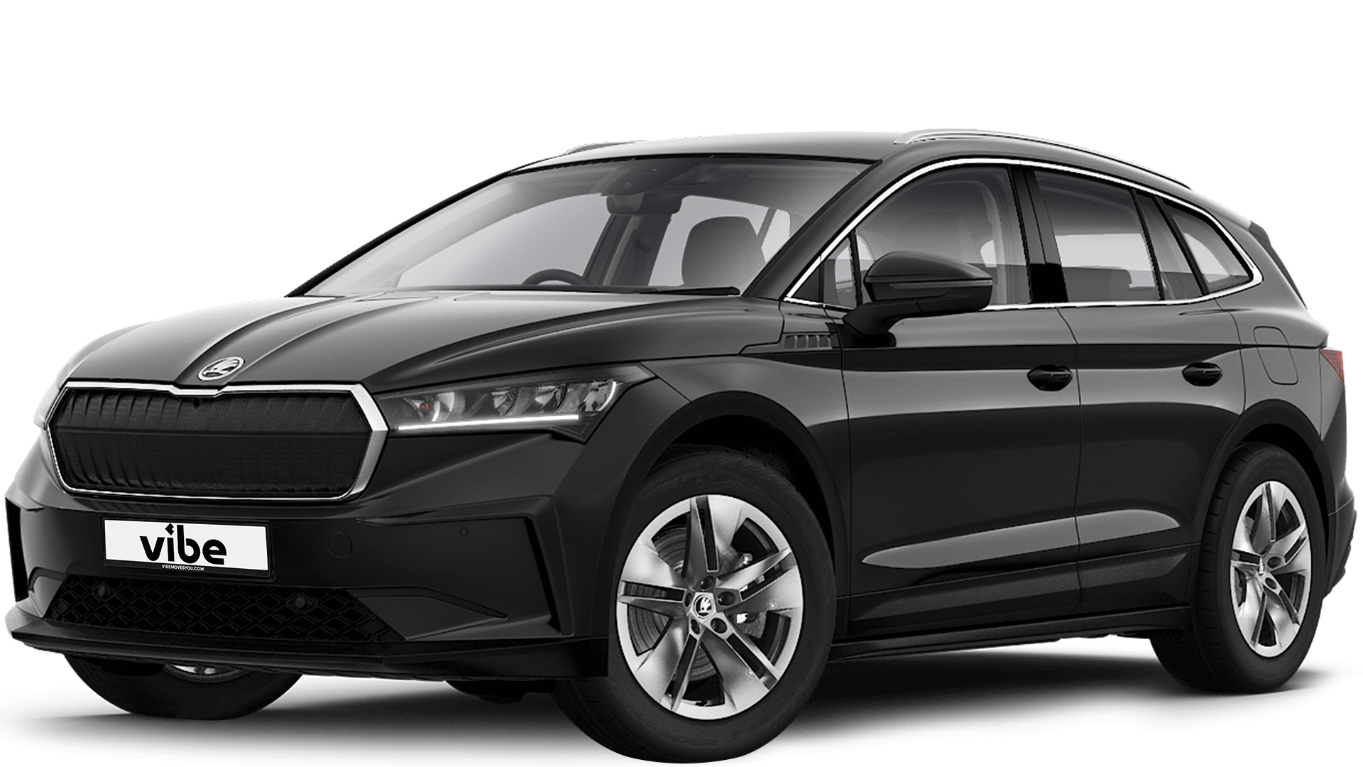 Skoda Enyaq iv80x in schwarz von vibe