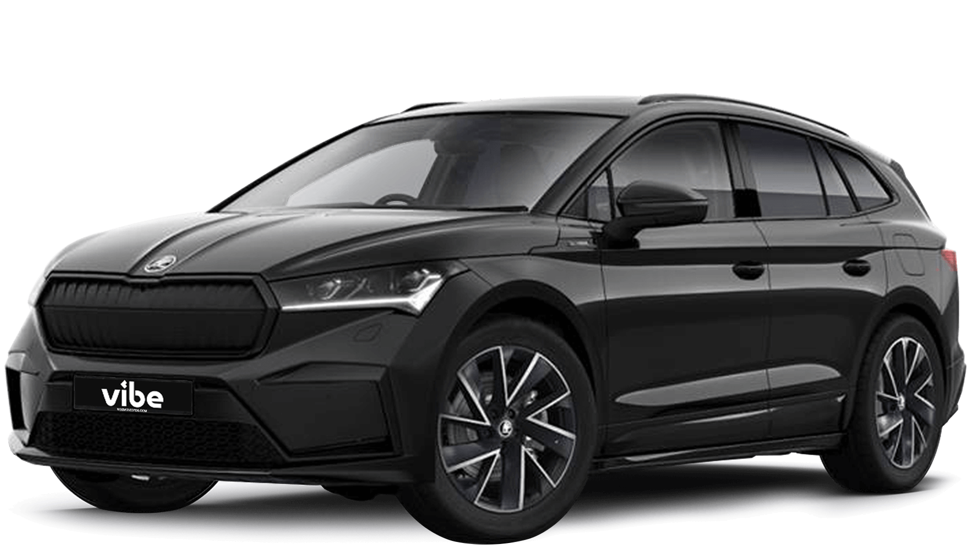 Skoda Enyaq iv80x Sportline in schwarz von vibe