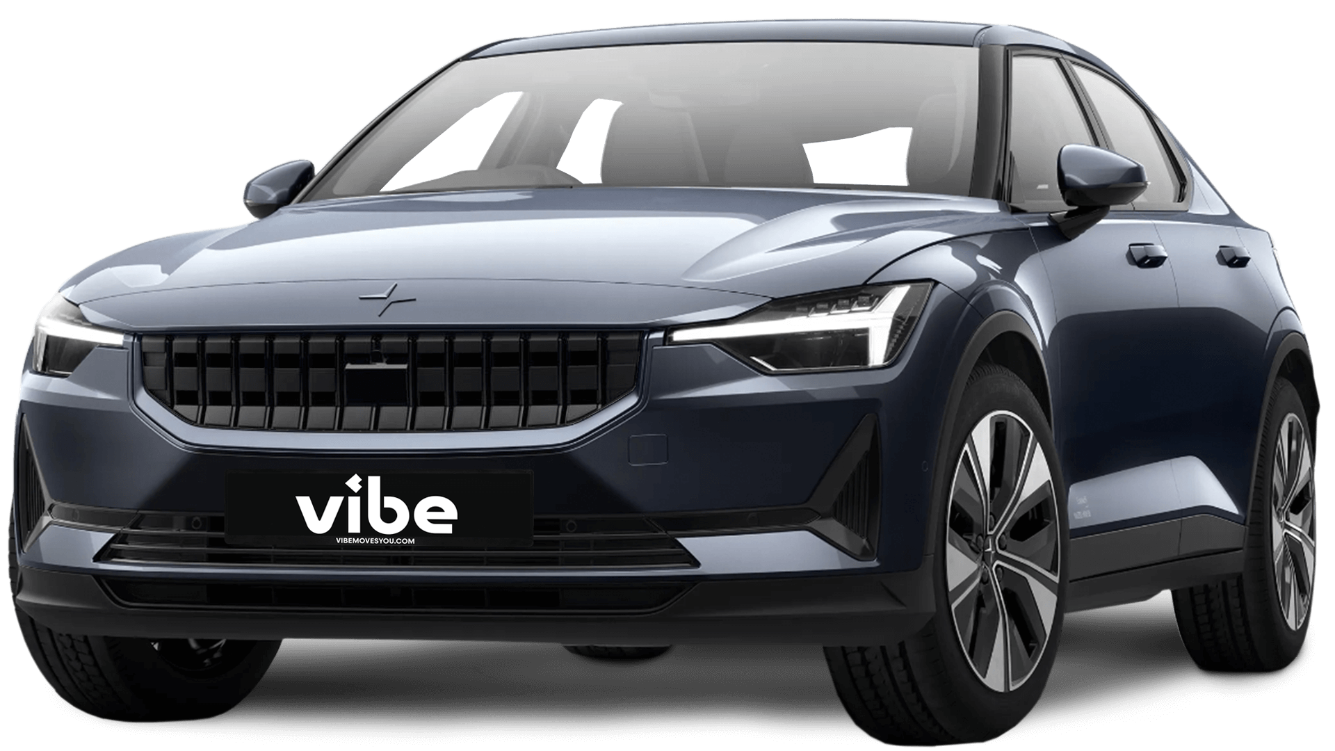 Polestar 2 Long Range Single Motor in Farbe Midnight (dunkelblau) bei vibe