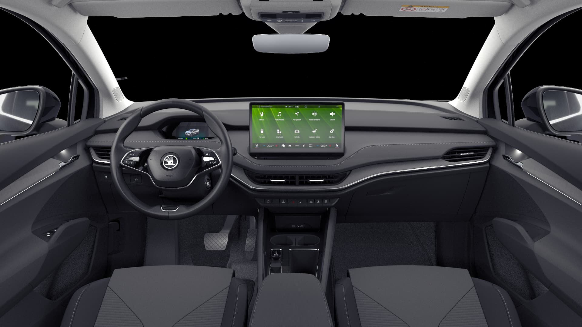 Skoda Enyaq iv80x Innenraum von vibe